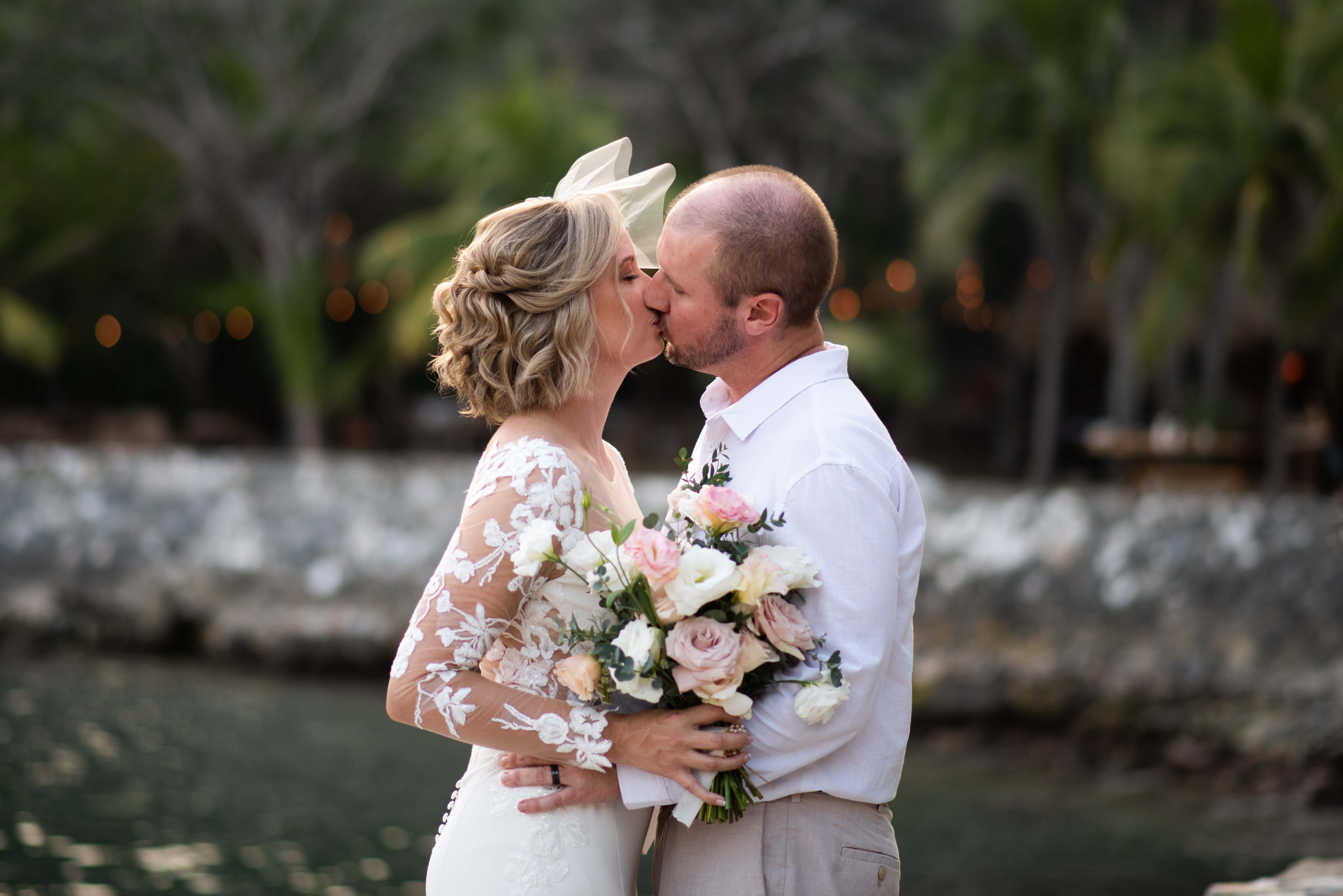portrait of bride and groom wedding