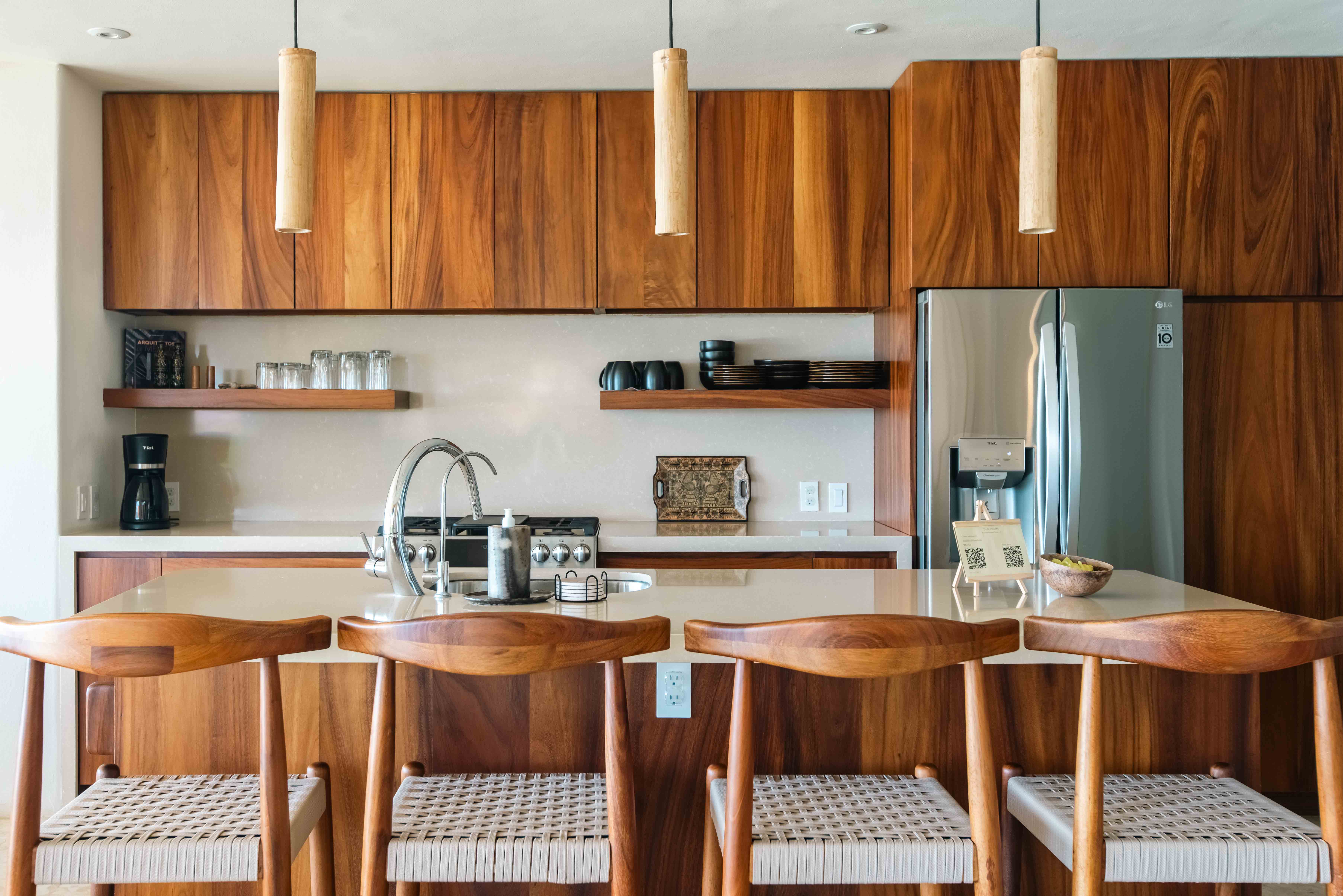 Contemporary kitchen cabinetry and architectural details in a luxury residence