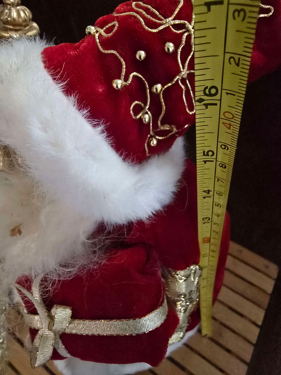 Thumbnail: Santa tree topper 16inch