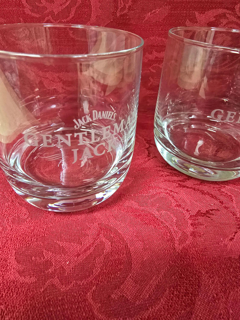 Thumbnail: Pair Jack Daniel whiskey glass