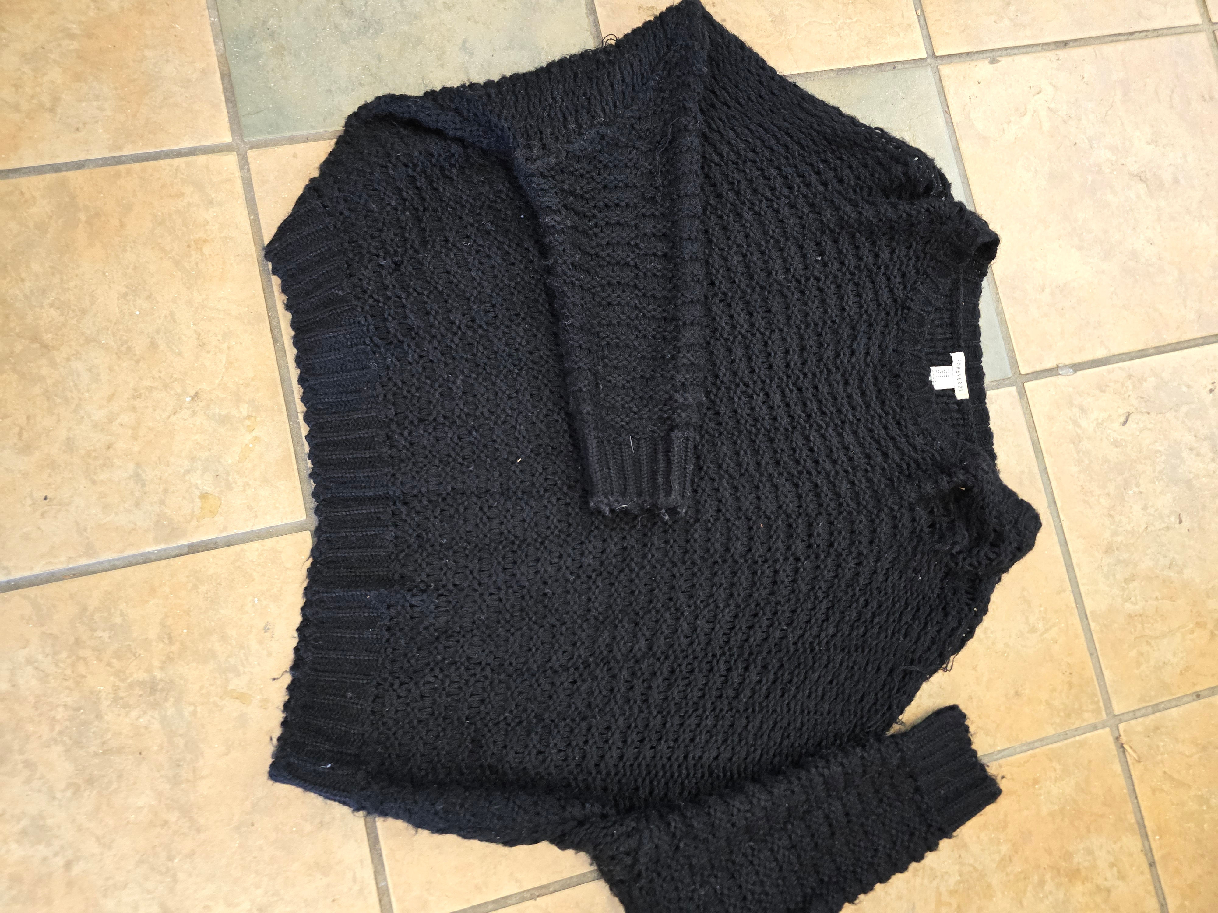 Knitted sweater size 14