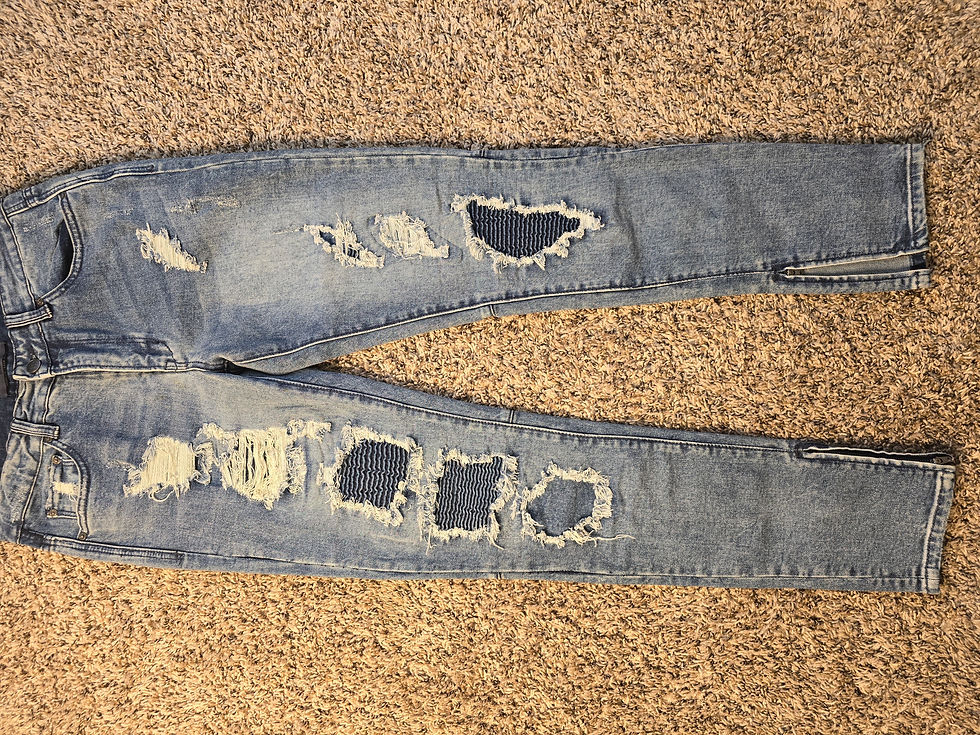Thumbnail: ZGY Denim Pipes Skinny Jeans – Men’s Size 32
