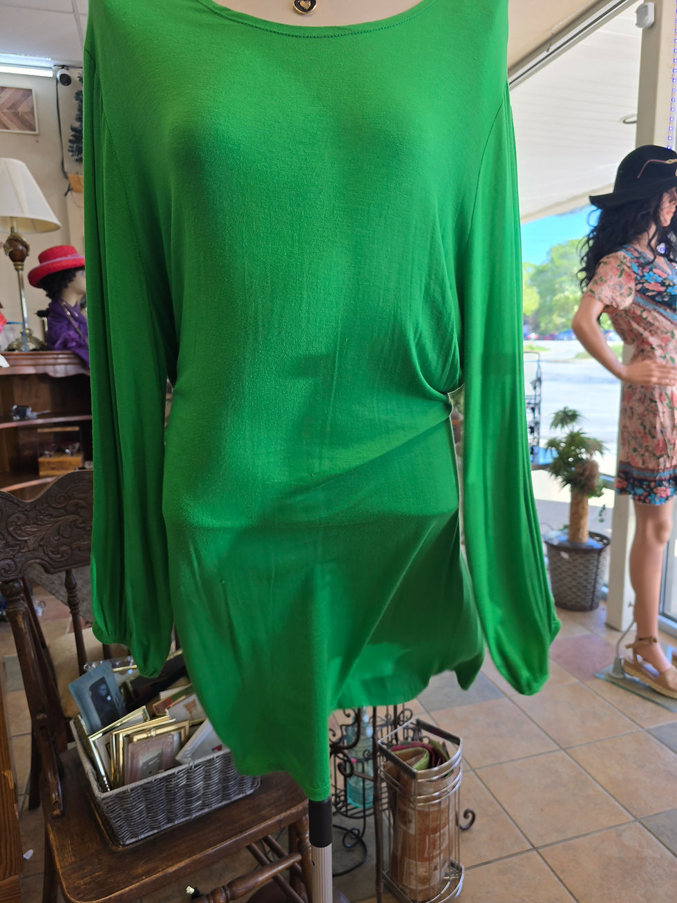 Thumbnail: Green dress size 3X