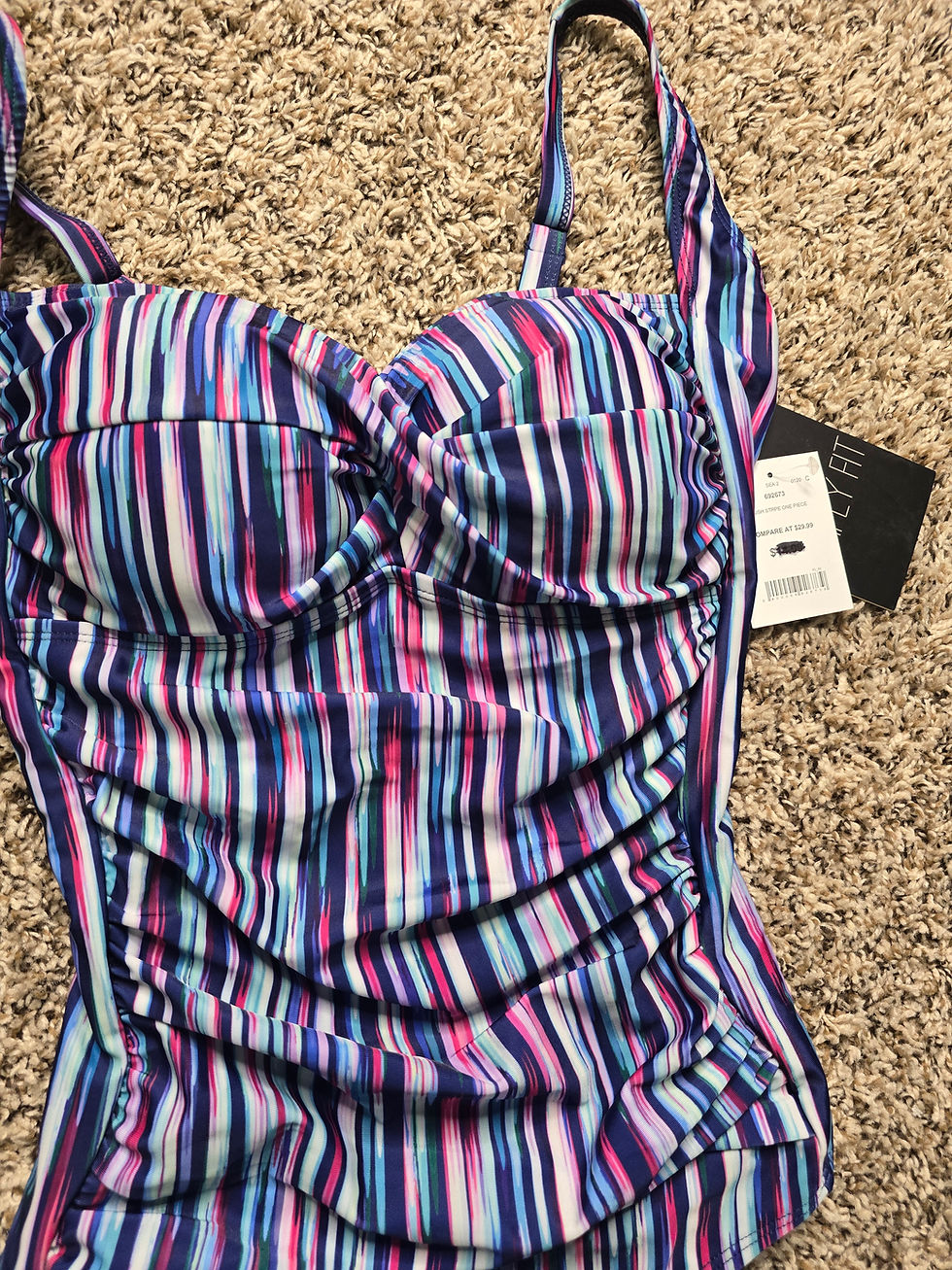 Simply Fit One Piece Swimsuit Medium