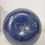 Thumbnail: hand spun blue glass vase 9in