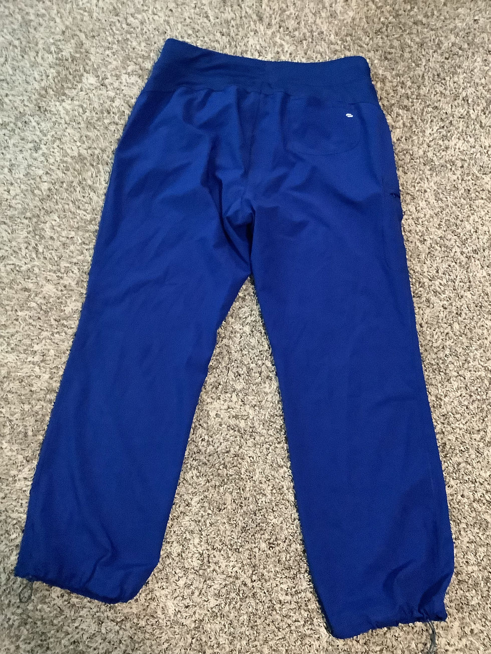 Thumbnail: Royal Blue scrub pants size XL