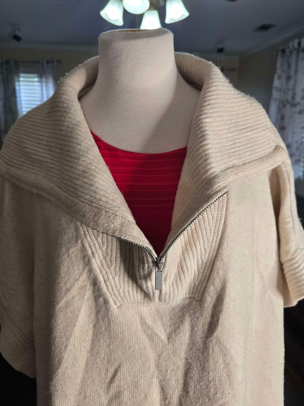 Thumbnail: H/M ivory poncho