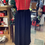 Thumbnail: Lane Bryant ankle length pleated skirt size 18W