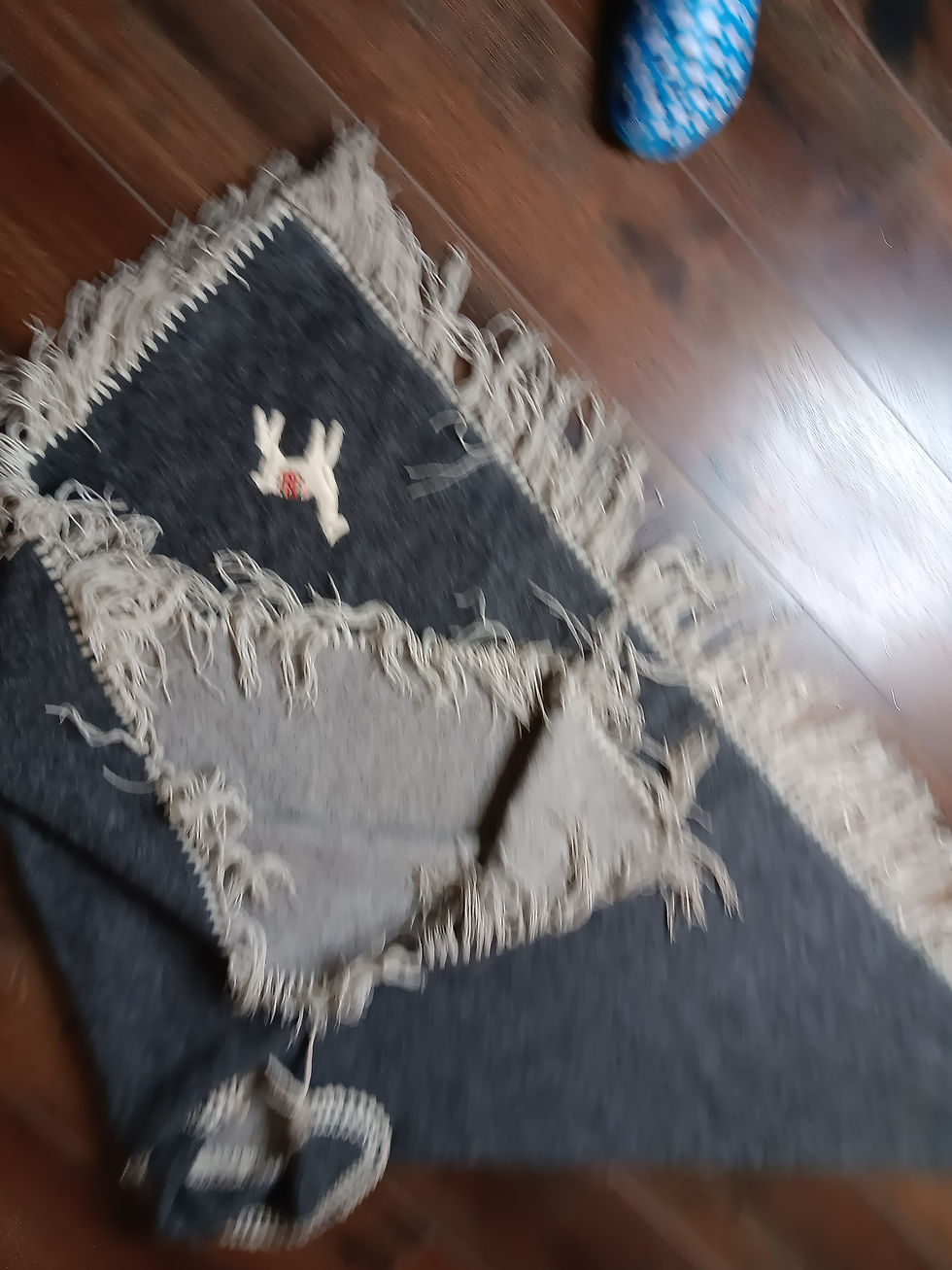 Thumbnail: Alpaca dark gray poncho