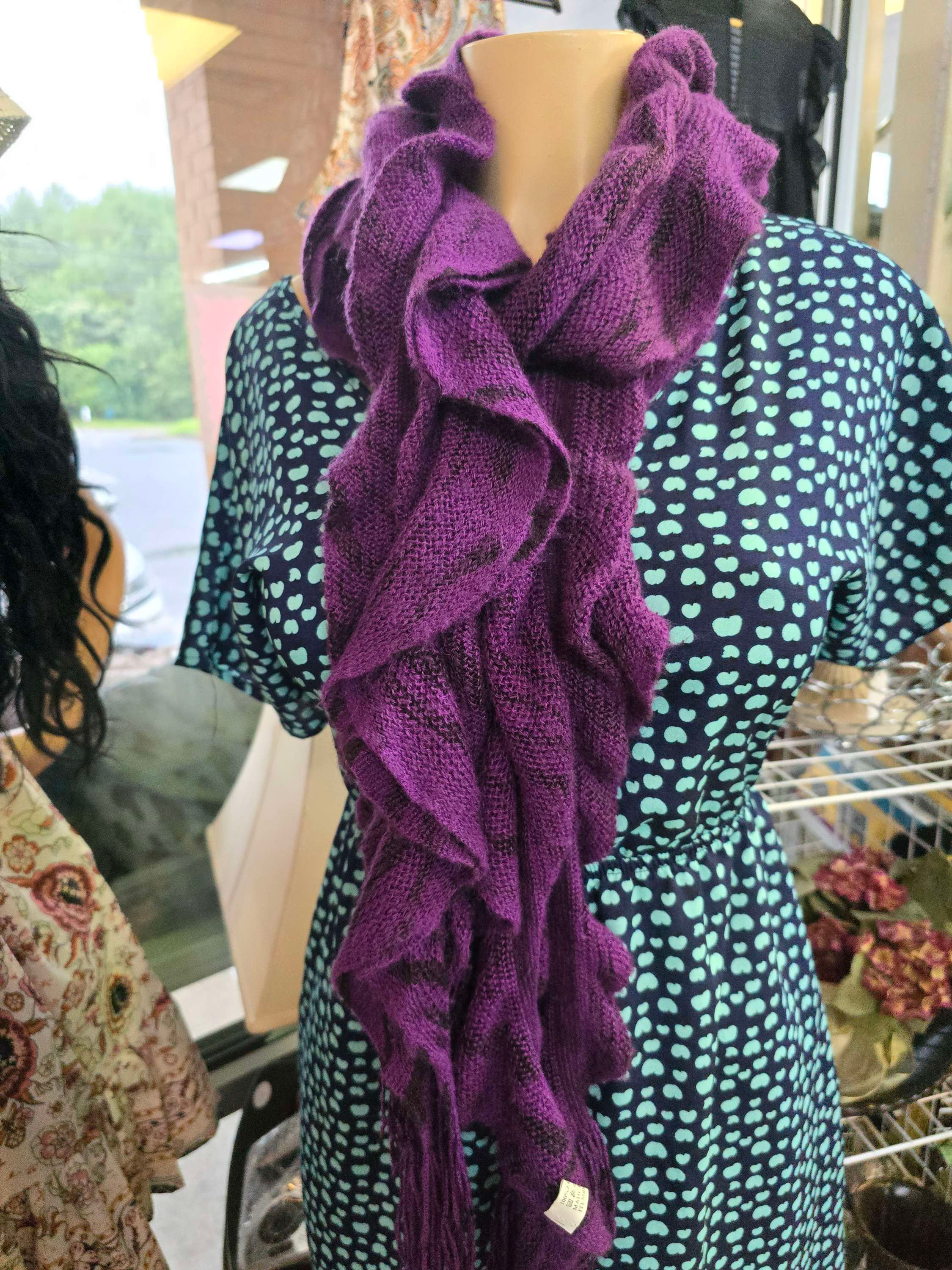 Purple scarf