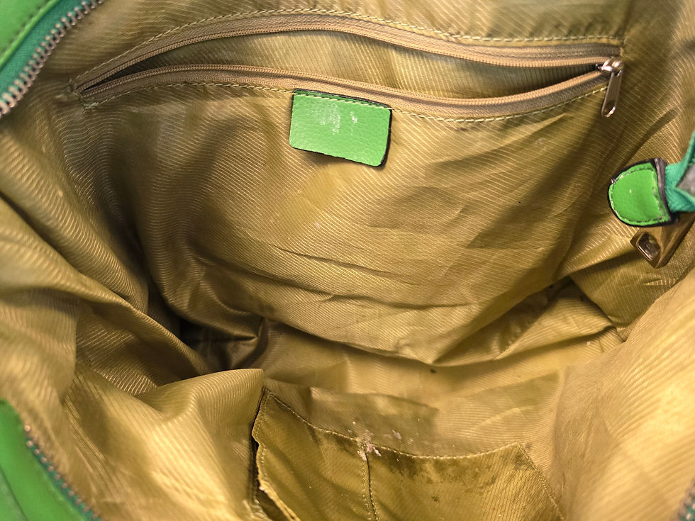 Thumbnail: Lime green bag/purse
