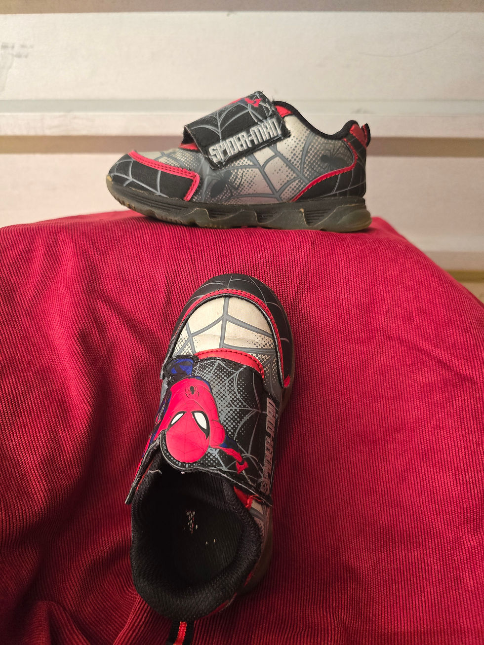 Thumbnail: Kids Spiderman light up shoe size 10