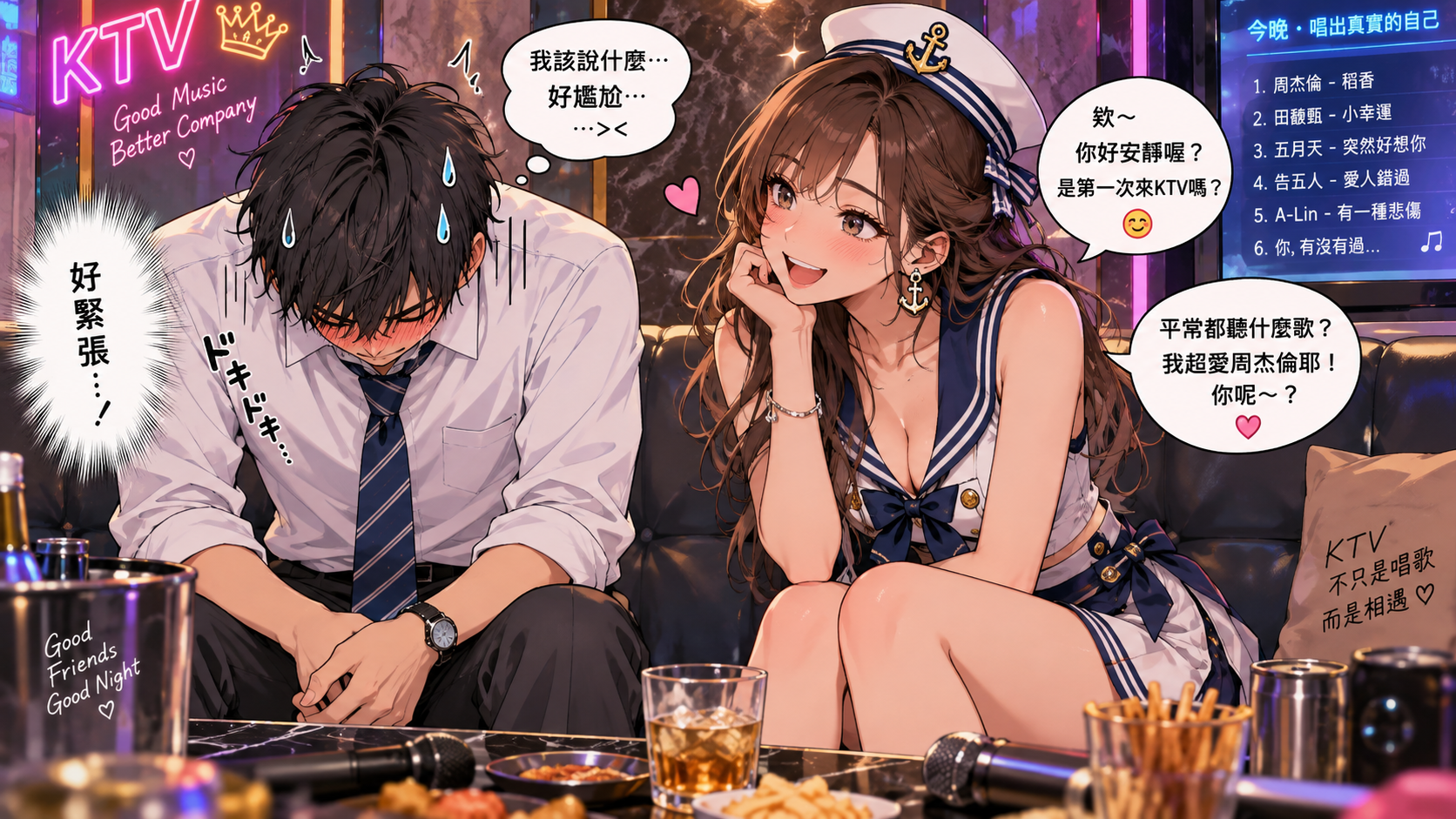 菜鳥看台:緊張不敢對眼