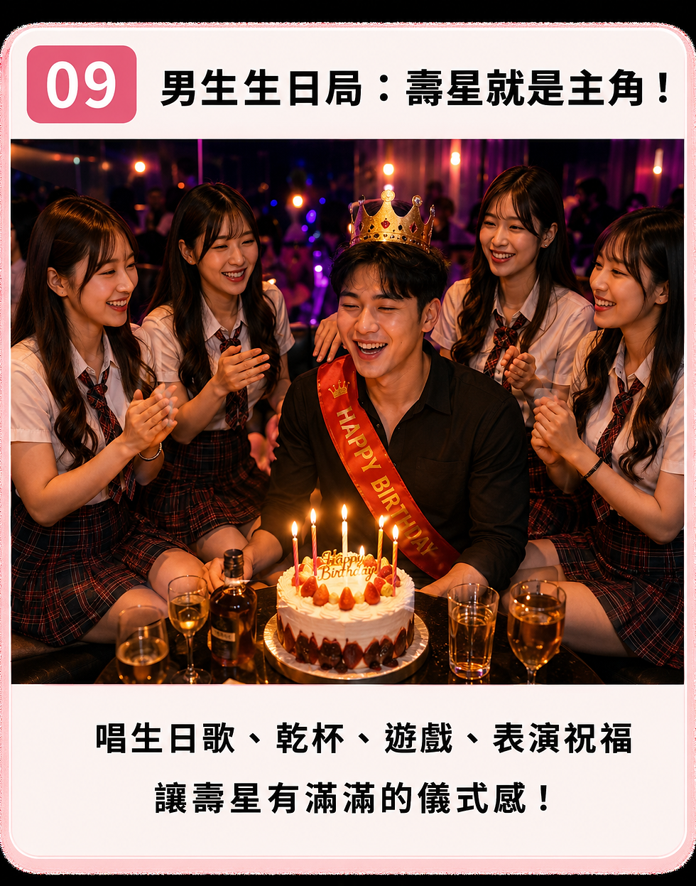 制服店男生生日局與慶生Party