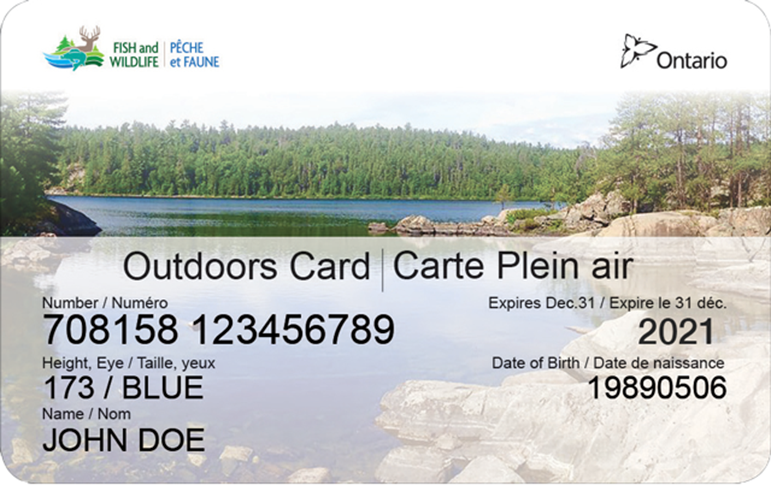 ONTARIO FISHING LICENCE