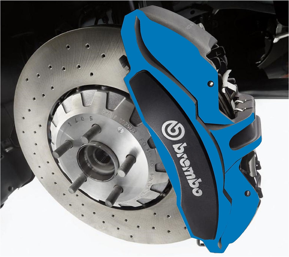 Thumbnail: GT350 Caliper SUPPLEMENTAL Overlays Kit