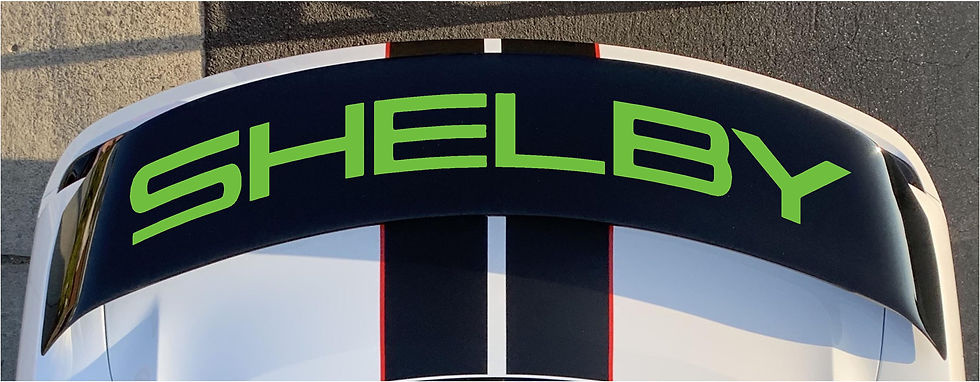 Thumbnail: GT350R Carbon Wing Bold Shelby Decal