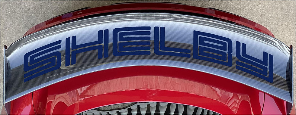 Thumbnail: GT500 Carbon Wing Modern Shelby Decal