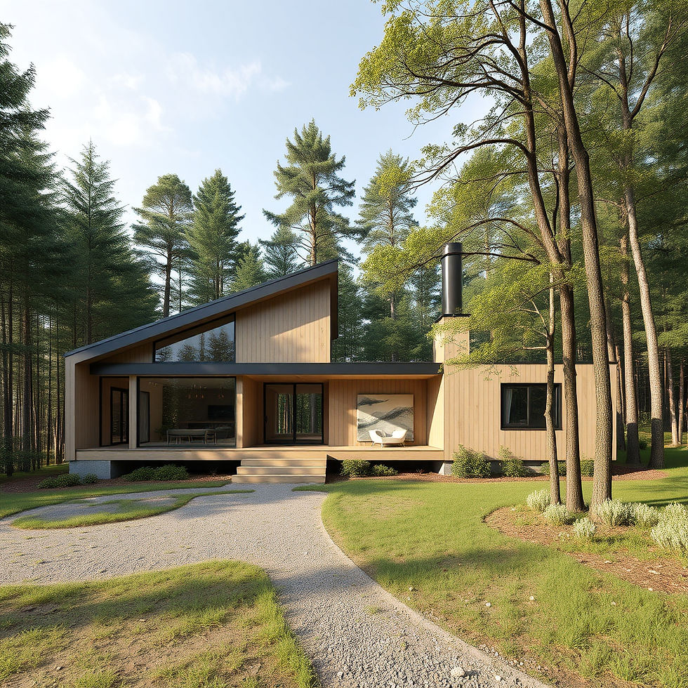EXTERIOR RENDER OF MODULAR HOUSE IN THE WOODS.jpg