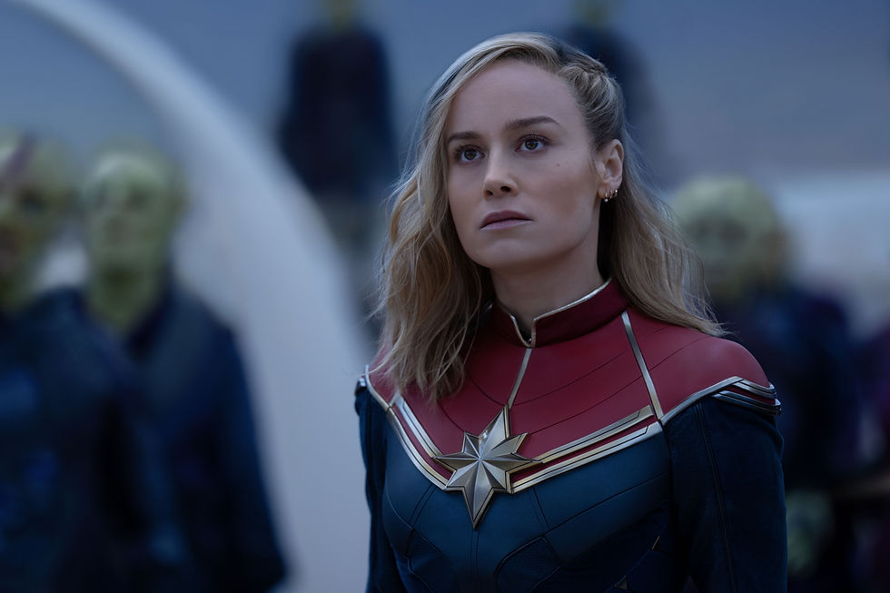 Brie Larson as Captain Marvel in The Marvels.