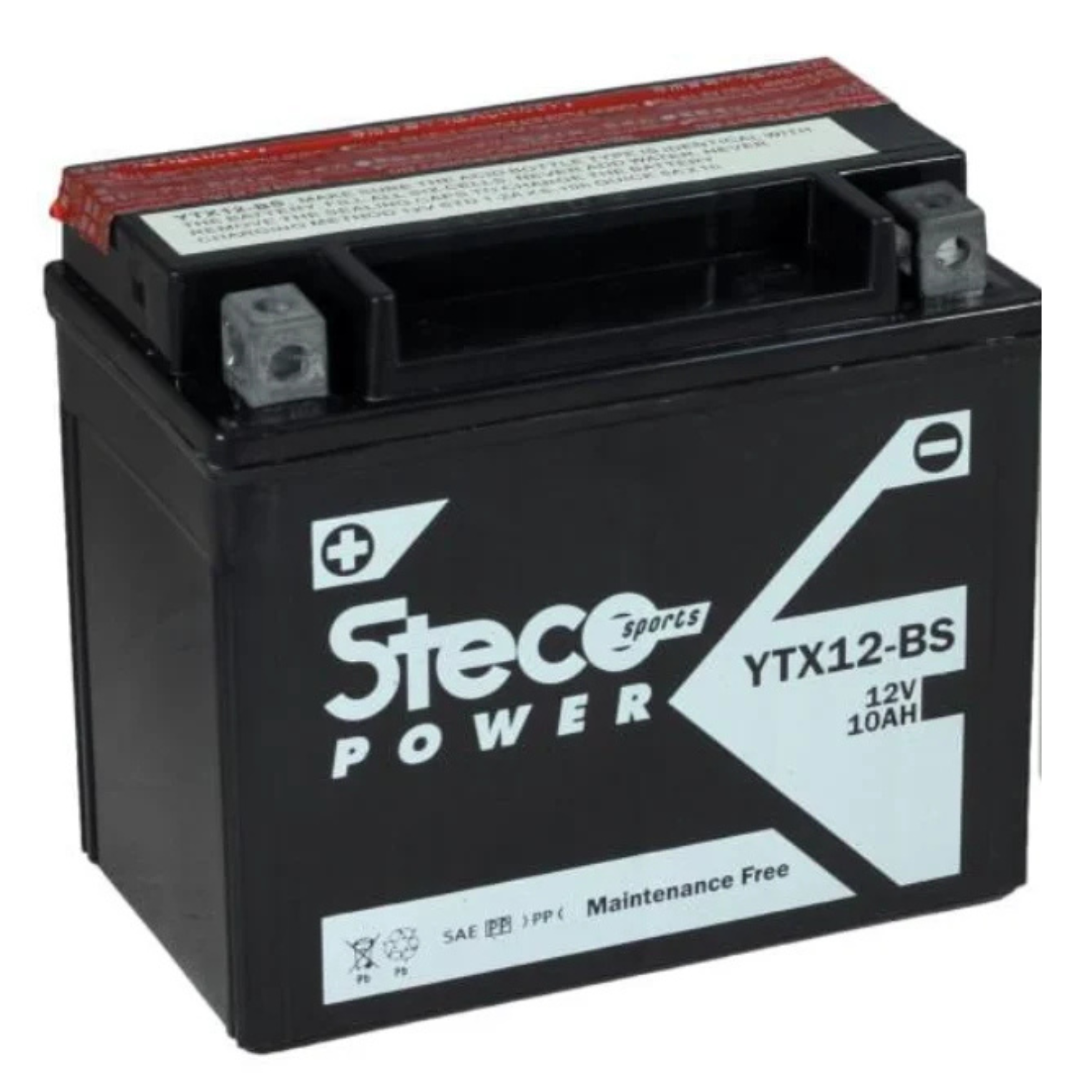 BATTERIE MOTO STECO YTX12-BS