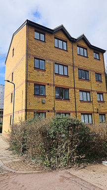 Completed rooftop studio apartments above existing residential building
