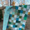 Thumbnail: Handmade Green Patchwork Quilt