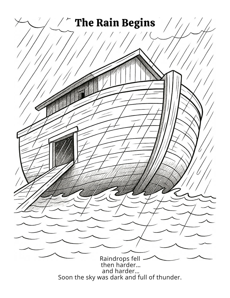Thumbnail: Noah and the Ark Coloring and Activity Page | SEL | Ages 5-12