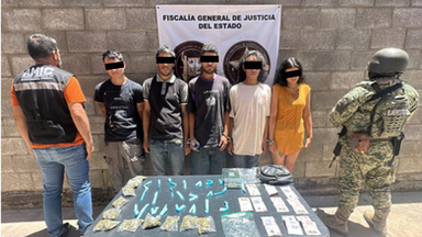 Capturadas cinco personas durante cateo realizado en Hermosillo