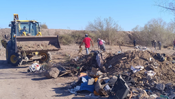 Realizan Ayuntamiento de Empalme y Semar jornada de limpieza en desembocadura del Río Mátape