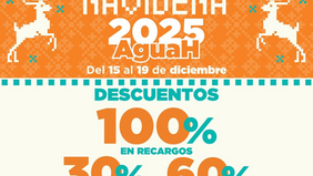 Anuncia Agua de Hermosillo la Semana Navideña con grandes descuentos en tarifa doméstica