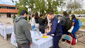 A través de módulos itinerantes realiza Secretaría de Salud jornada semanal de prevención de sarampión en la Universidad de Sonora