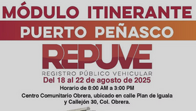 Beneficia Gobierno de Sonora a ciudadanos con instalación de módulo de Repuve en Puerto Peñasco