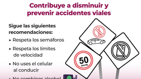 Llama Salud Sonora a prevenir accidentes en el Día Mundial de la Seguridad Vial