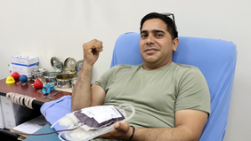 Tadeo dona sangre porque sabe que ayudar puede salvar vidas