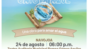 Llevará Omar Del Valle Colosio obra de teatro a Navojoa para cuidar el agua