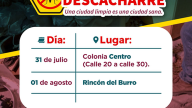 Tendrán colonias jornada de descacharre este jueves y viernes