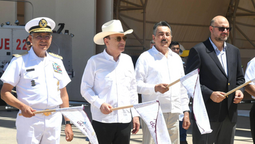 Gobernador Durazo y SEMAR arrancan obras de modernización de aeropuertos de Ciudad Obregón y Guaymas