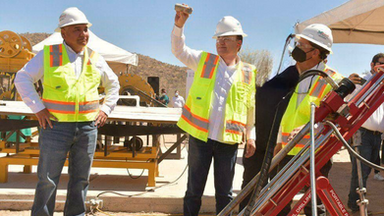 Gobernador Durazo coloca a Sonora en primer lugar de exportación minera en la frontera norte