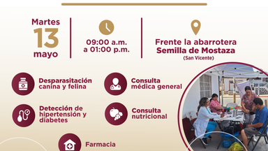 Habrá en San Vicente jornada de salud