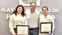 Reconoce Toño Astiazarán a egresados de Orquesta Infantil y Juvenil de Hermosillo que se profesionalizarán en la música