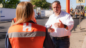 Supervisa Toño Astiazarán mantenimiento mayor en calle Olivares