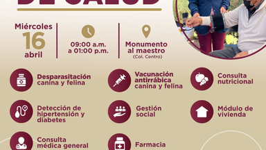 Promueve el Ayuntamiento de Guaymas la jornada de salud en colonia Centro