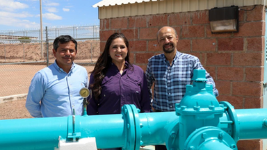 Gobierno de Sonora fortalece infraestructura hídrica para garantizar abasto de agua en Agua Prieta