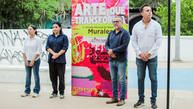 Participa el Ayuntamiento de Guaymas en la Segunda Jornada Nacional de Tequios y Murales por la paz y contra las adicciones “Arte que transforma”