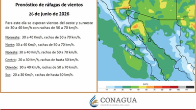 Informa CEPC sobre calor extremo y probabilidad de tormentas en Sonora
