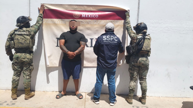 La Secretaría de Marina en coordinación con la SSPC, lograron la detención de un presunto transgresor de la ley