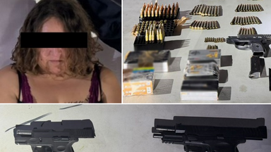 Fuerza Operativa de la Policía Estatal incauta armamento a mujer detenida en Lomas Altas