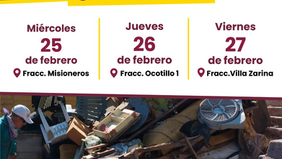 Llevarán Jornada de descacharre a sectores Misioneros, Ocotillo I y Villa Zarina