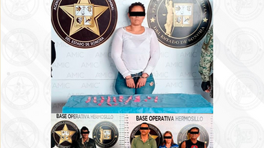 Operativos coordinados por AMIC en Hermosillo dejan cinco personas detenidas y droga asegurada en tres cateos
